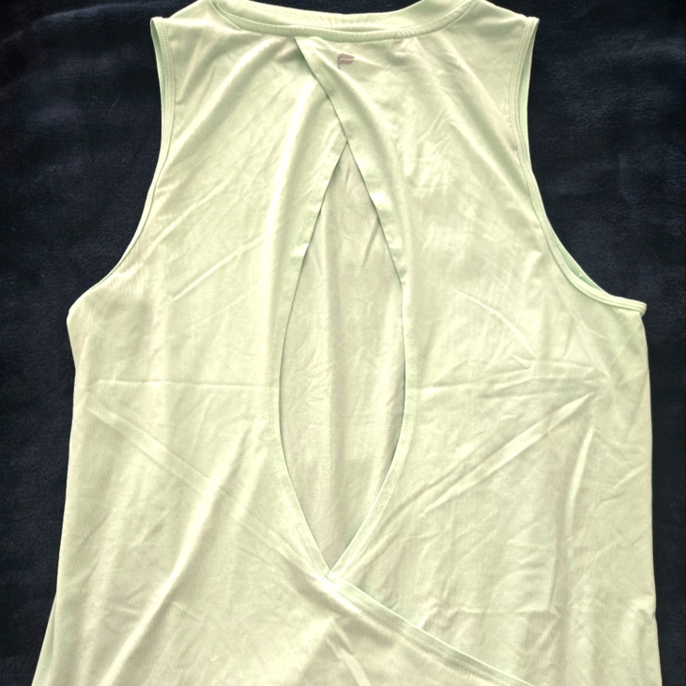 Fabletics Mint Green Sleeveless Top In MEDIUM